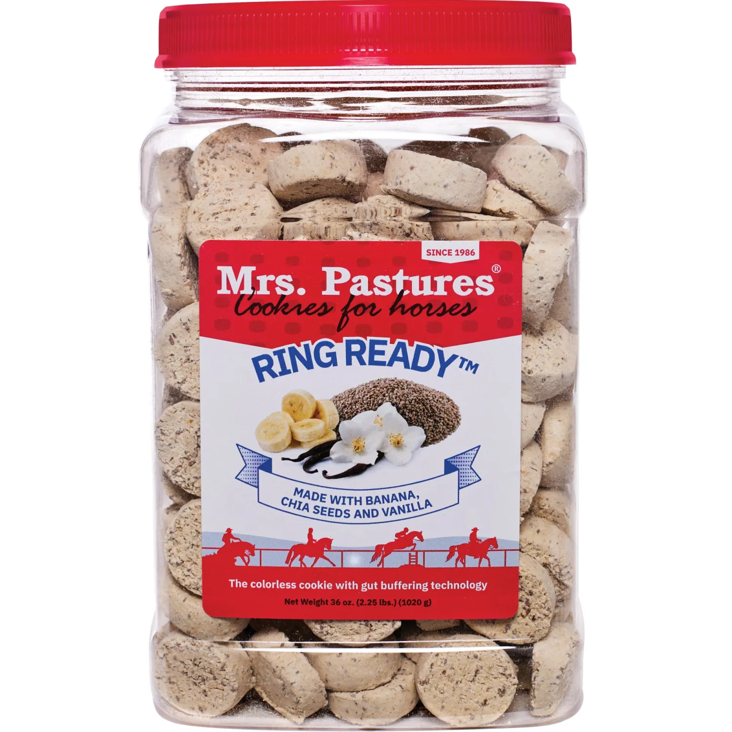 Hot ANIMAL HEALTH INT Mrs. Pastures Cookie – 36 oz Jar Ring Ready