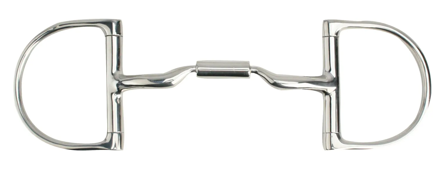 Hot TOKLAT ORIGINALS Myler® Low Port Comfort Snaffle Medium D-Ring MB 04 Stainless Steel