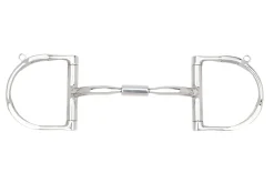 Sale TOKLAT ORIGINALS Myler® Medium D-Ring Wide Barrel MB 02 Comfort Snaffle with Hooks Stainless Steel