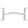 Best TOKLAT ORIGINALS Myler® Mullen Barrel Low Port Pony Dee Ring MB 36 with Hooks Stainless Steel