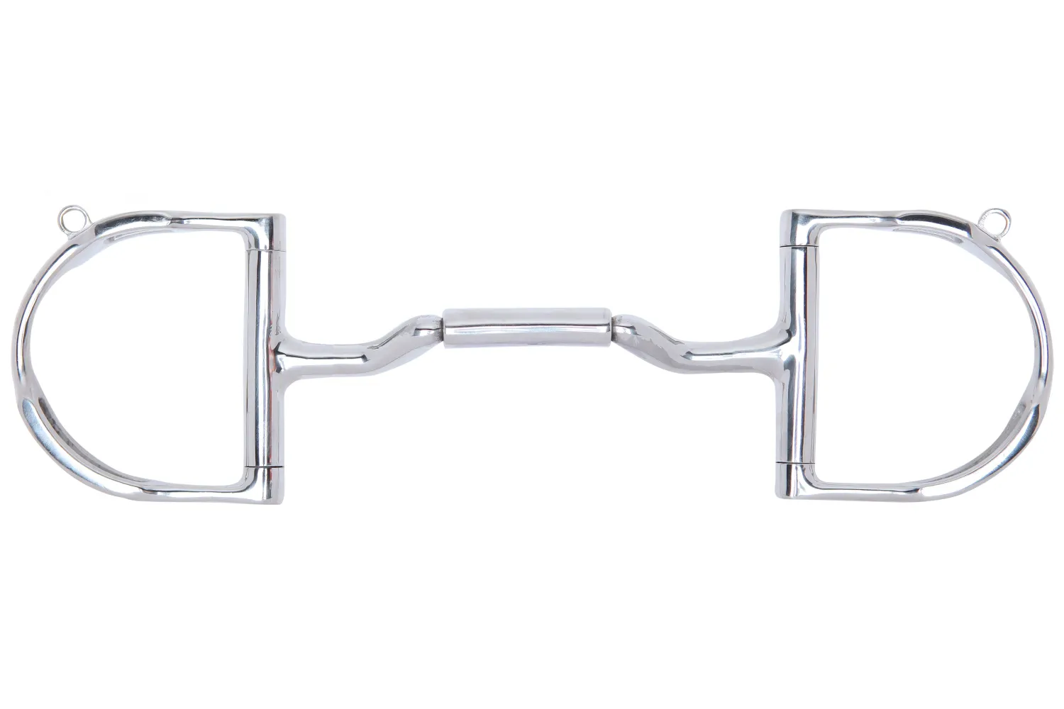 Hot TOKLAT ORIGINALS Myler® Mullen Barrel Low Port Medium D-Ring MB 36 with Hooks Stainless Steel