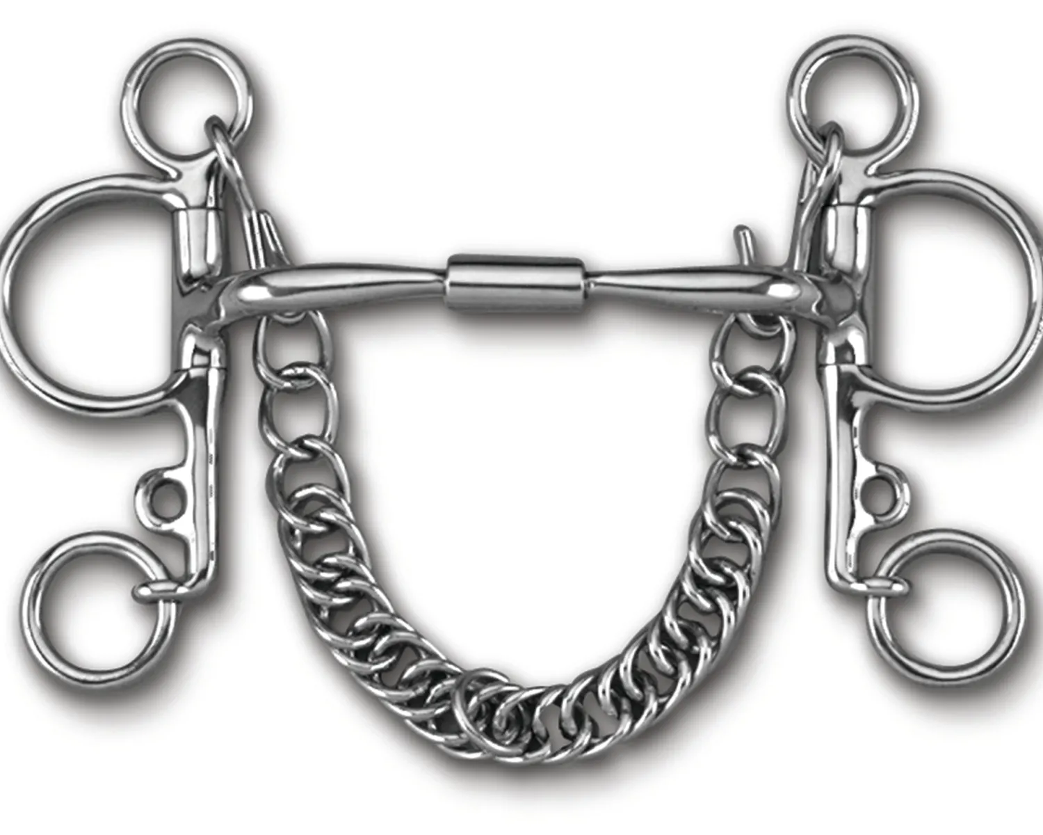 Hot TOKLAT ORIGINALS Myler® Pelham Wide Barrel MB 02 Comfort Snaffle Stainless Steel