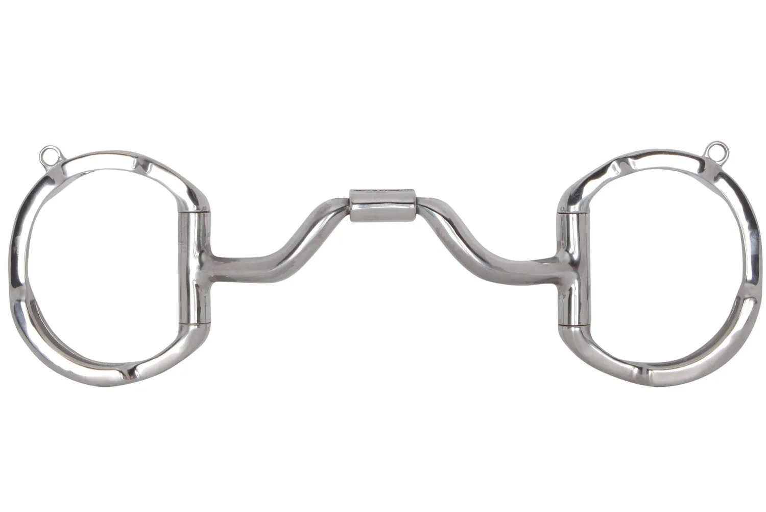 Sale TOKLAT ORIGINALS Myler® Ported Barrel Eggbutt MB 33 with Hooks Stainless Steel