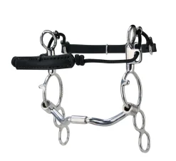 Discount TOKLAT ORIGINALS Myler® 3-Ring Combination Bit Ported Barrel MB 33 Stainless Steel