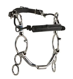 TOKLAT ORIGINALS Myler® 3-Ring Combo Low Port Comfort Snaffle MB 04