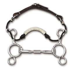 Discount TOKLAT ORIGINALS Myler® 2-Ring Combination Bit Wide Barrel MB 02 Comfort Snaffle Stainless Steel