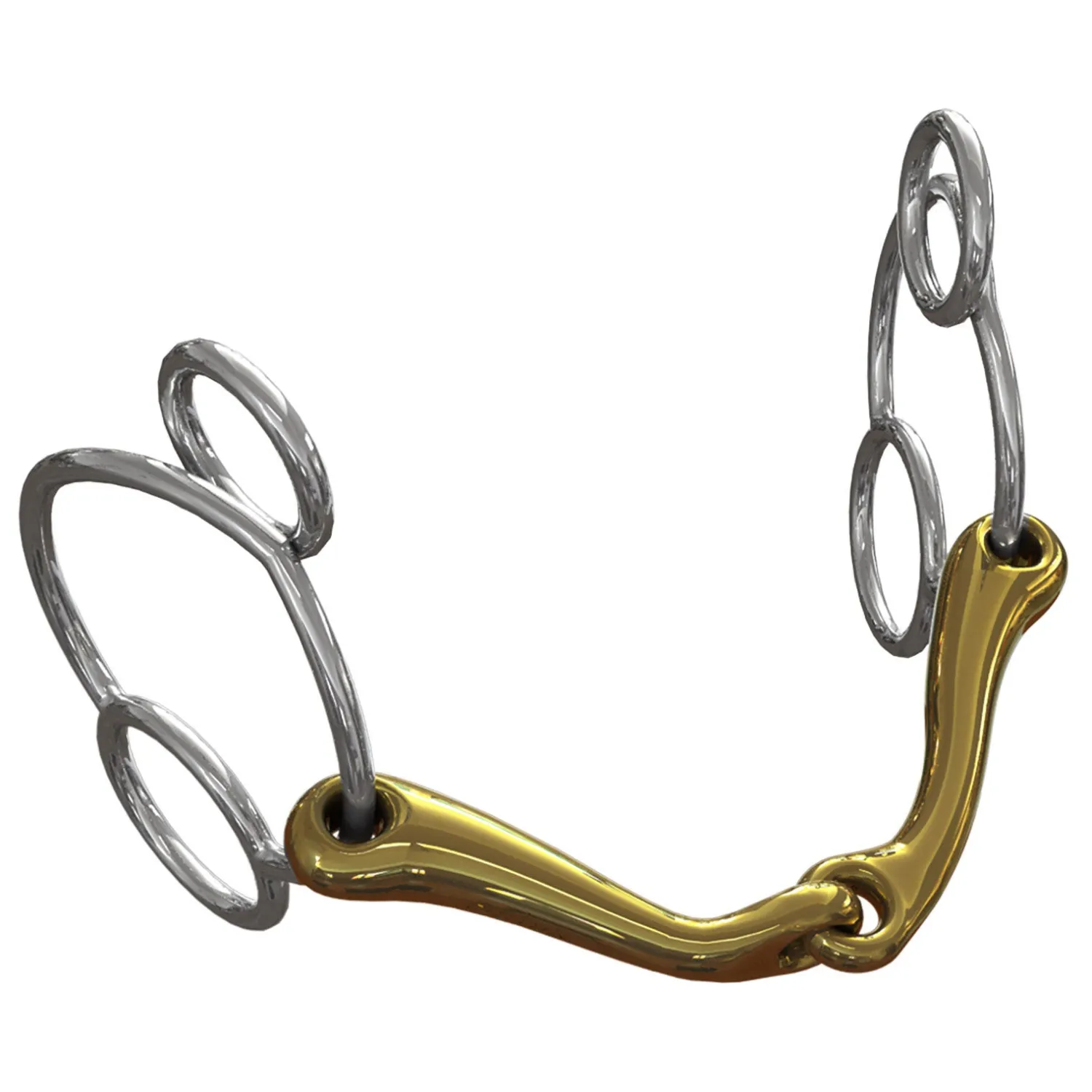 Outlet METLAR/NEUE SCHULE Neue Schule Demi Anky Universal Bit - 16 mm mouth Gold