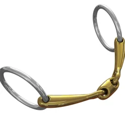 Discount METLAR/NEUE SCHULE Neue Schule Pony Tranz Angled Lozenge Loose Ring Bit - 10 mm mouth; 45 mm rings