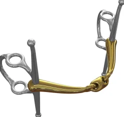 Clearance METLAR/NEUE SCHULE Neue Schule Tranz Angled Lozenge Nelson Running Lever Bit - 16 mm mouth