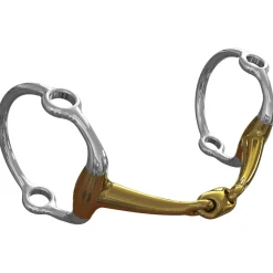 Hot METLAR/NEUE SCHULE Neue Schule Tranz Angled Lozenge Cheltenham Running Lever Bit - 16 mm mouth