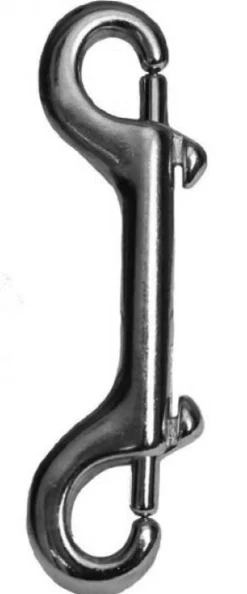 Hot SHILOH STABLES TACK Nickel-plated Double End Snap