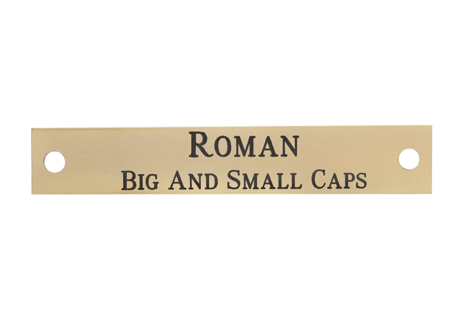 Discount DOVER DROPSHIP Notched Corner Halter Nameplate - 3 lines