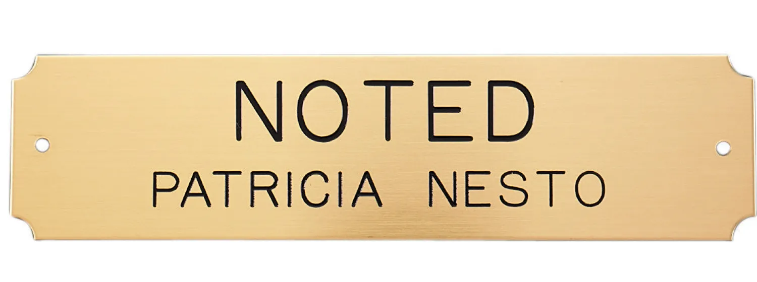 Outlet CRW Notched Stall Plate - 3 lines