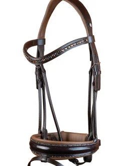 Sale OTTO SCHUMACHER Bellevue Snaffle Bridle Chocolate