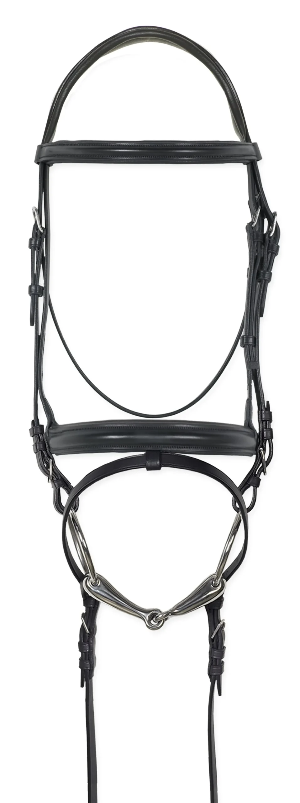 Outlet ERS Ovation® Comfort Crown Dressage Bridle Black