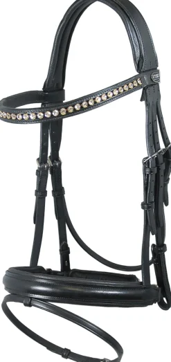 Discount GEM-PASSIER Passier® Fortuna Snaffle Bridle Black