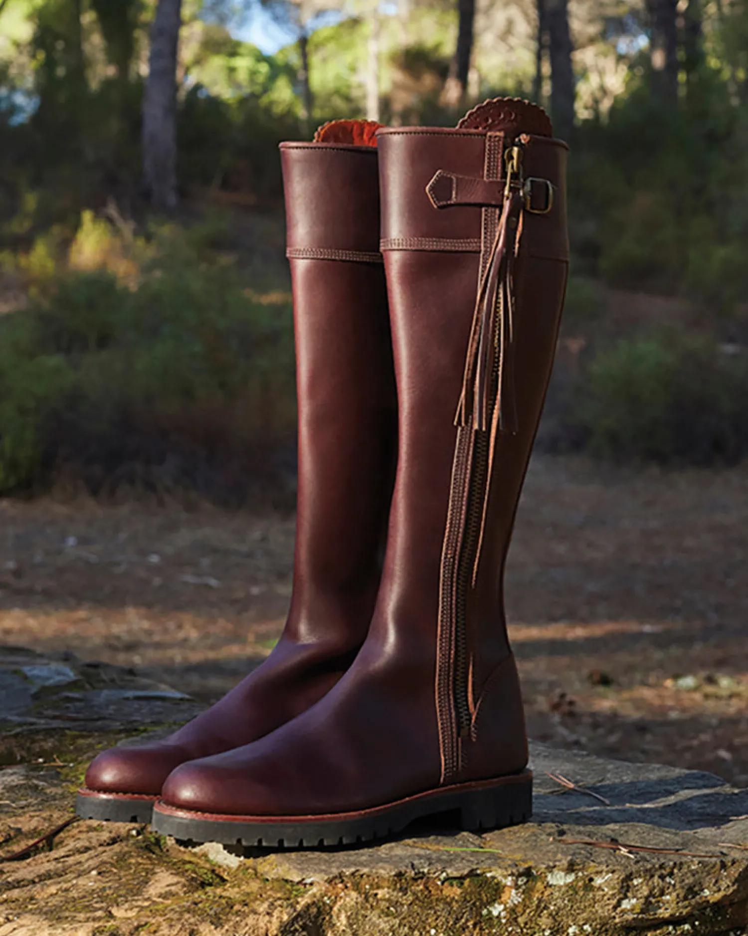 Best PENELOPE CHILVERS Ladies’ Tassel Boot with Long Shaft Length Conker