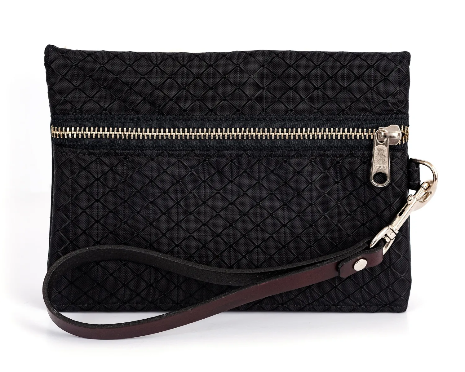 Online PERRIS LEATHER Perri’s® Champion Collection Wristlet with Leather Accents and Nameplate Black