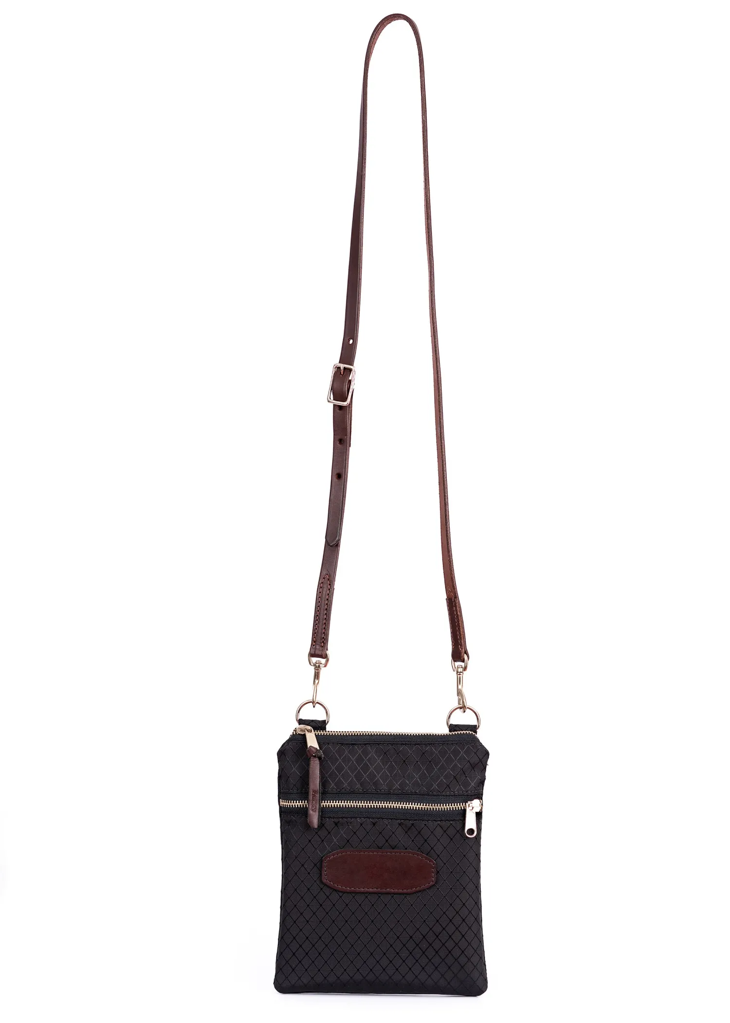 Best PERRIS LEATHER Perri’s® Champion Crossbody Bag with Leather Accents Black