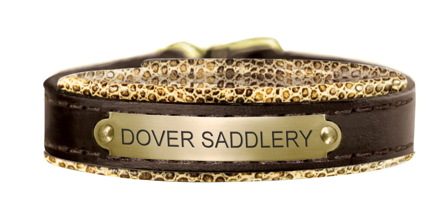 Discount PERRIS LEATHER Perri’s® Padded Leather Nameplate Bracelet