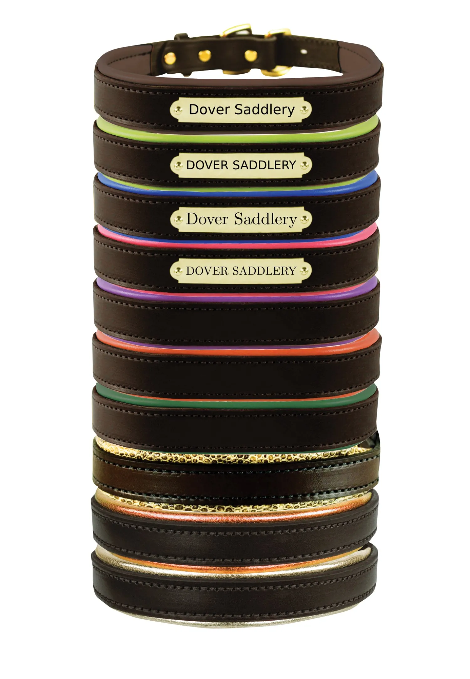 Best PERRIS LEATHER Perri’s® Padded Leather Nameplate Dog Collar