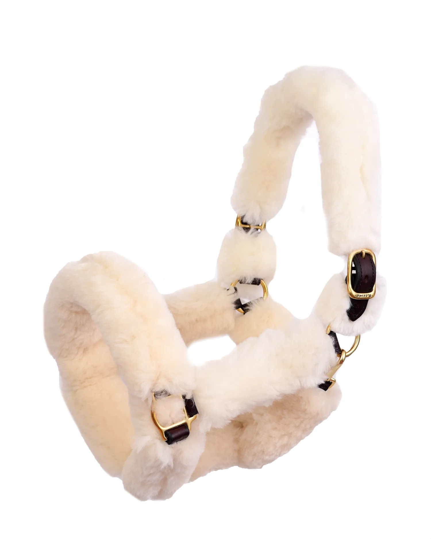 Sale PERRIS LEATHER Perri’s® Sheepskin Shipping Halter Havana
