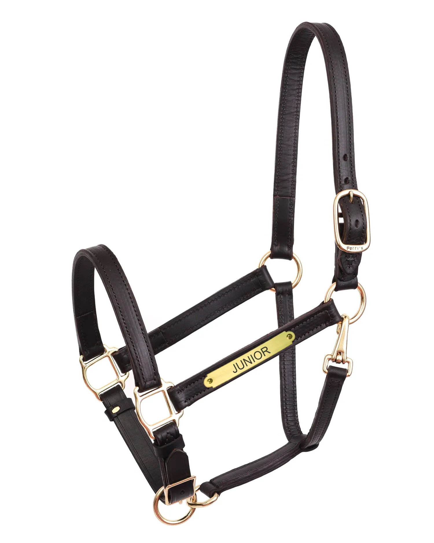PERRIS LEATHER Perri’s® Yearling Leather Turnout Halter Havana