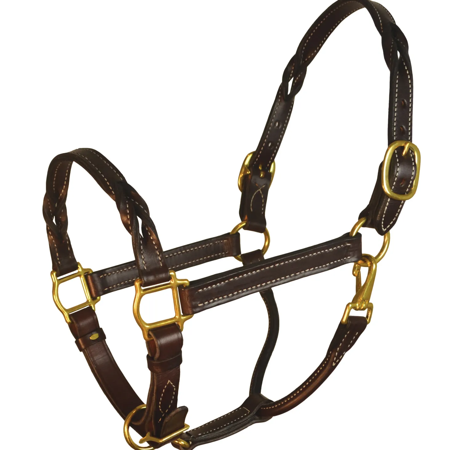 Outlet PERRIS LEATHER Perri’s® Twisted Leather Halter Havana