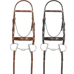 Clearance ERS Pessoa® Pro Fancy-Stitched Wide Nose Bridle
