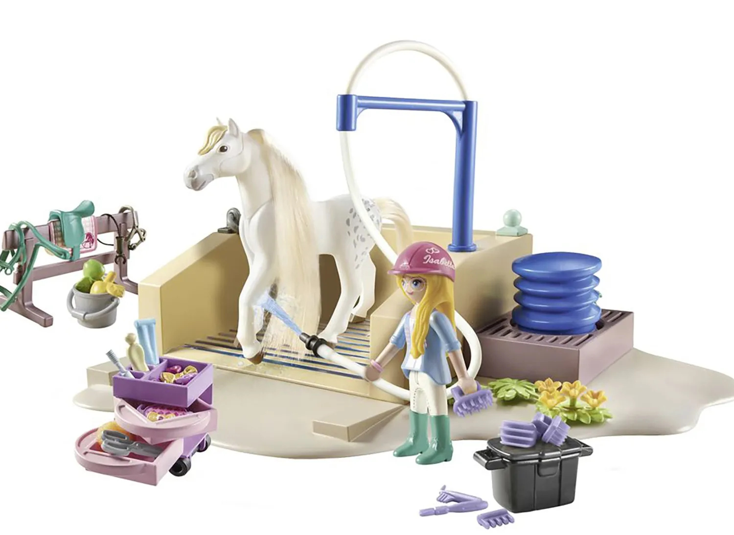 Clearance PLAYMOBIL USA INC Playmobil® Isabella and Lioness with Washing Station