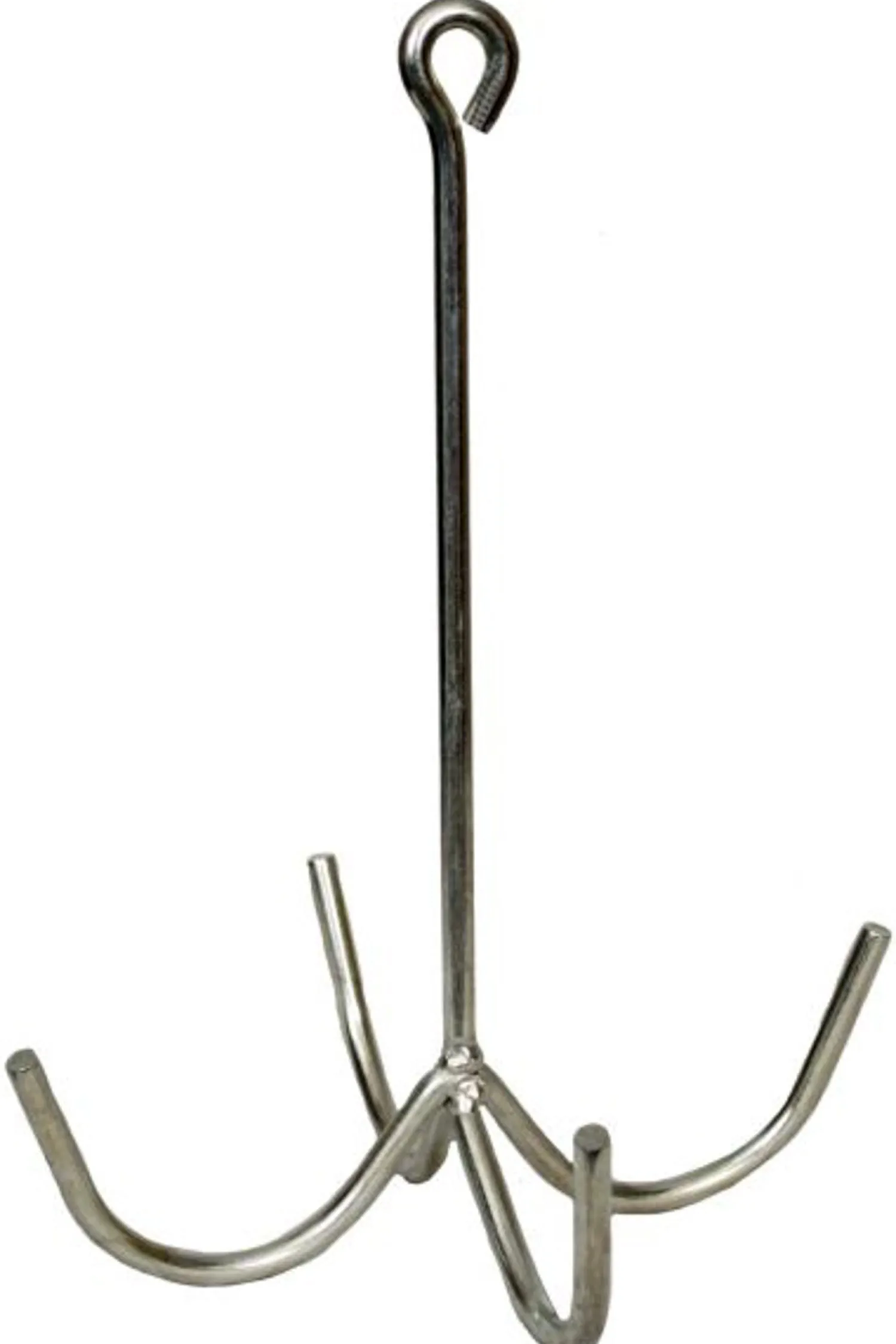 New SHILOH STABLES TACK 4-Prong Harness & Tack Hook Silver