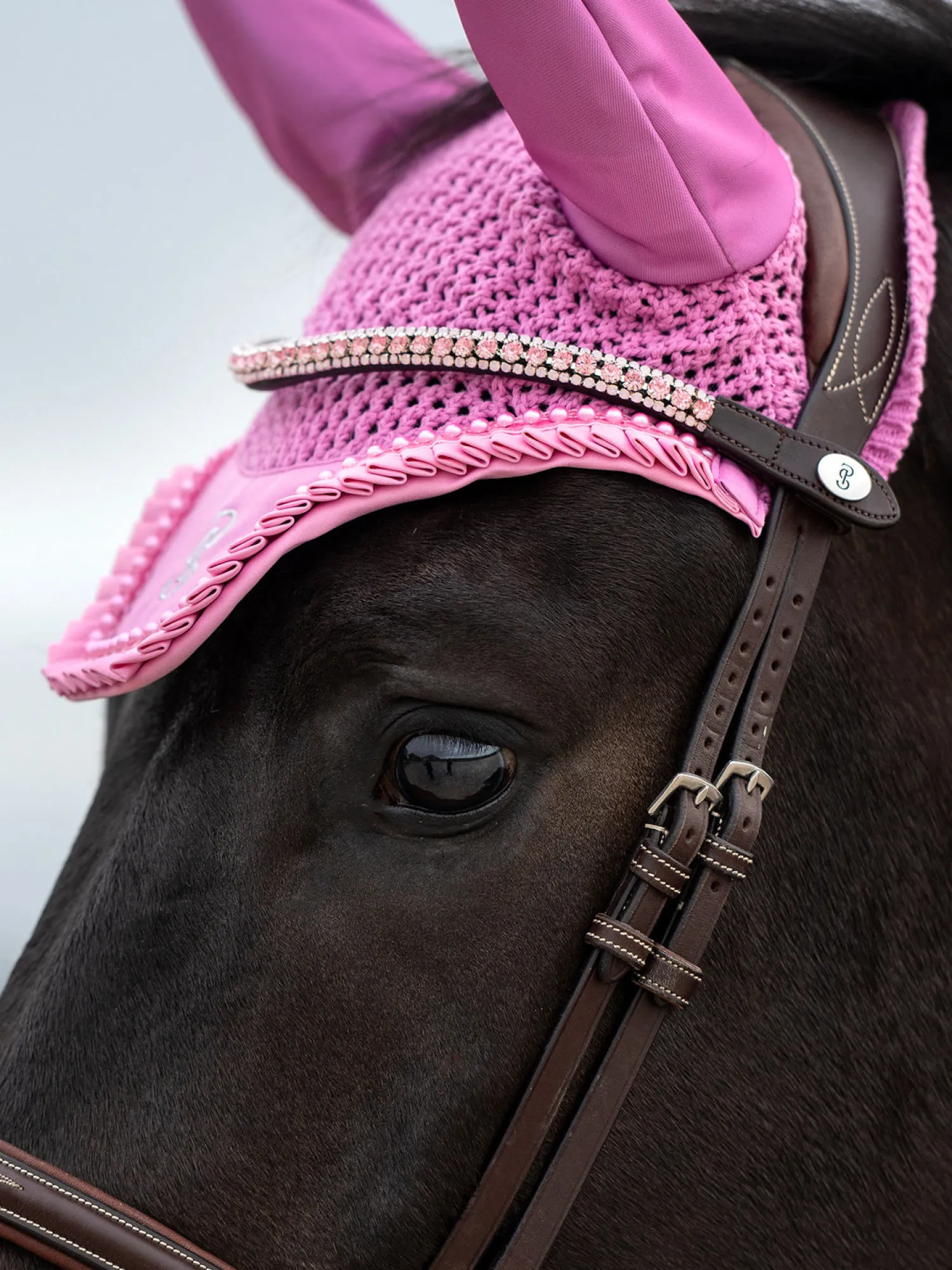 Outlet PS OF SWEDEN Ruffle Pearl Ear Bonnet