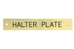 Sale DOVER DROPSHIP Rectangular Halter Nameplate - 1 or 2 lines