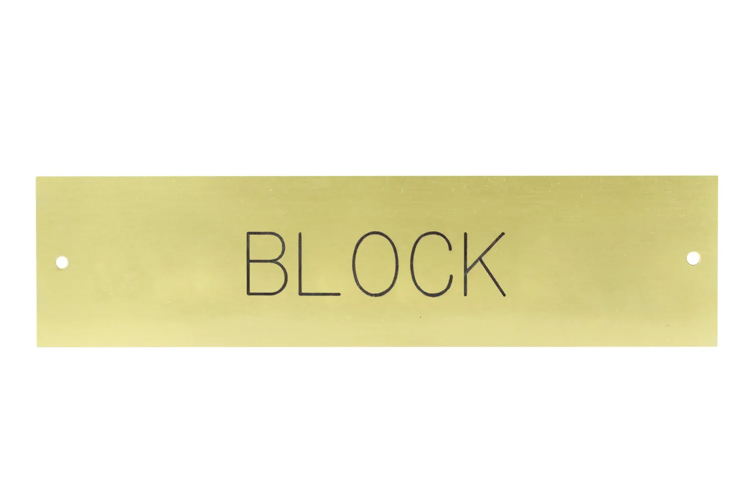 Discount CRW Rectangular Stall Plate - 1 or 2 lines