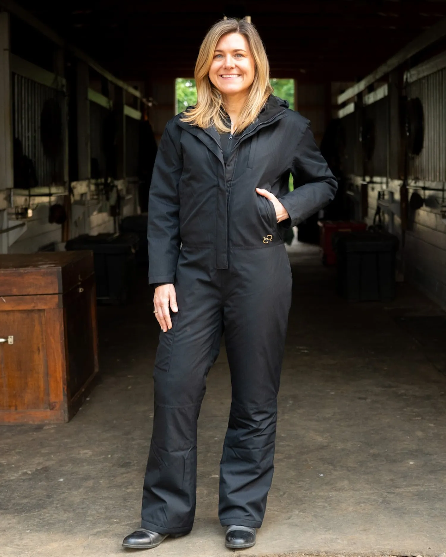 Sale REDINGOTE EQUESTRIAN LLC Redingote Insulated Jumpsuit Pro Caviar