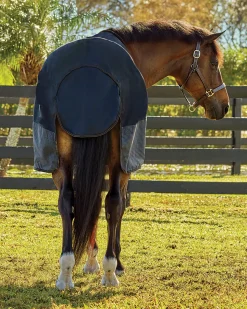 Best S.K. EXPORTS Rider’s International™ 600D Reflective Turnout Sheet Black/Reflective