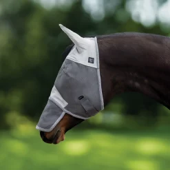 New ALLIANZ CLOTHING Rider’s International™ Fly Mask with Ears & Nose Grey