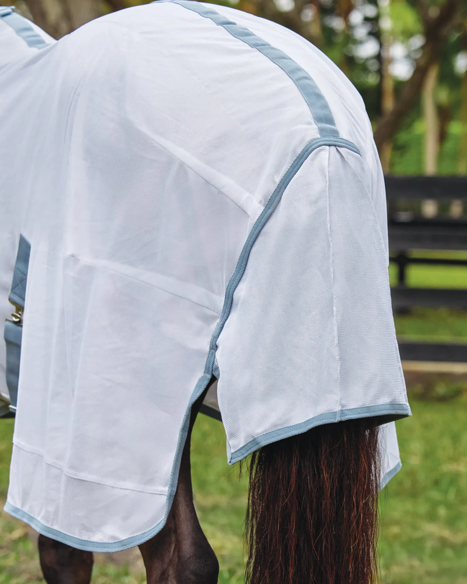 Sale KARTIKEYA INTL Rider’s International™ Light Mesh Fly Sheet White/Grey