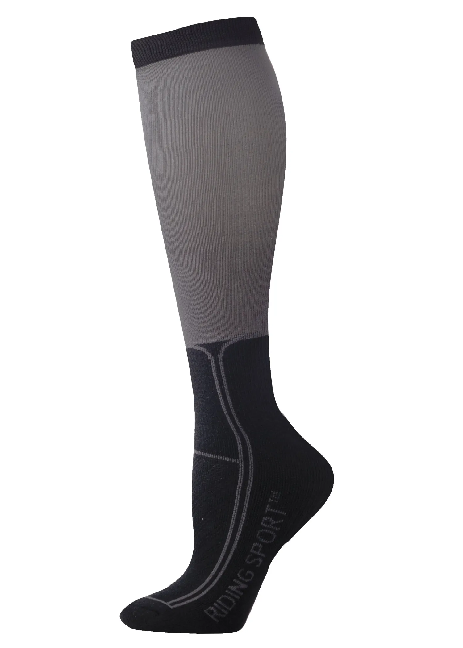 Outlet HAINING JOY TRADING Riding Sport™ Ladies’ Elite Riding Socks Black/Charcoal
