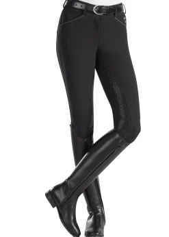 Hot SUPERHOUSE Riding Sport™ Ladies’ Synchrony Full-Seat Breech Black/Charcoal