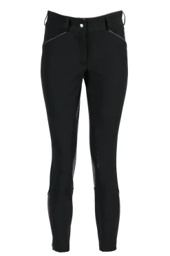Hot SUPERHOUSE Riding Sport™ Ladies’ Synchrony Full-Seat Breech Black/Charcoal