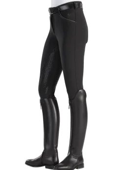 Hot SUPERHOUSE Riding Sport™ Ladies’ Synchrony Full-Seat Breech Black/Charcoal
