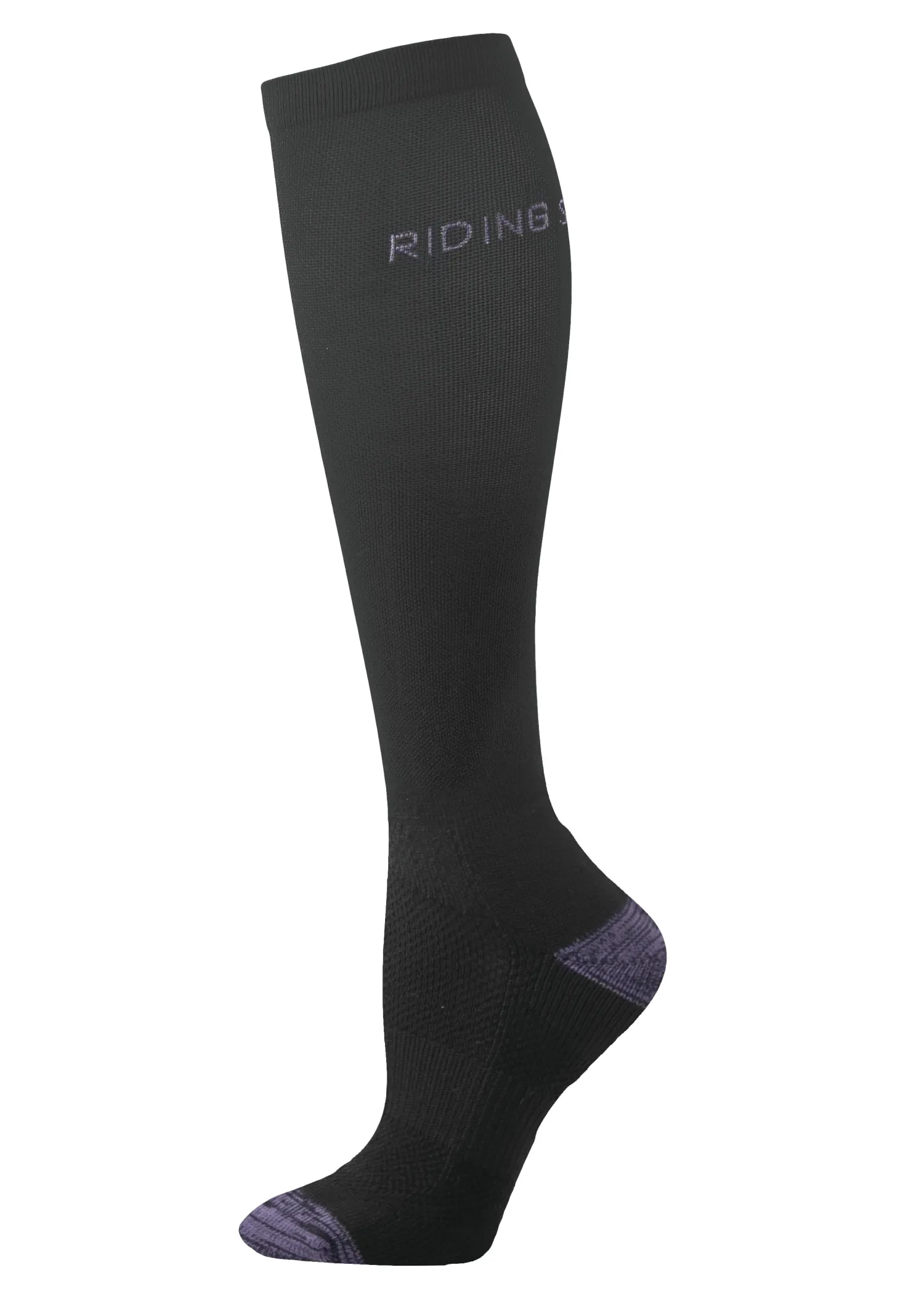 Outlet HAINING JOY TRADING Riding Sport™ Ladies’ Tall Boot Socks Black/Purple