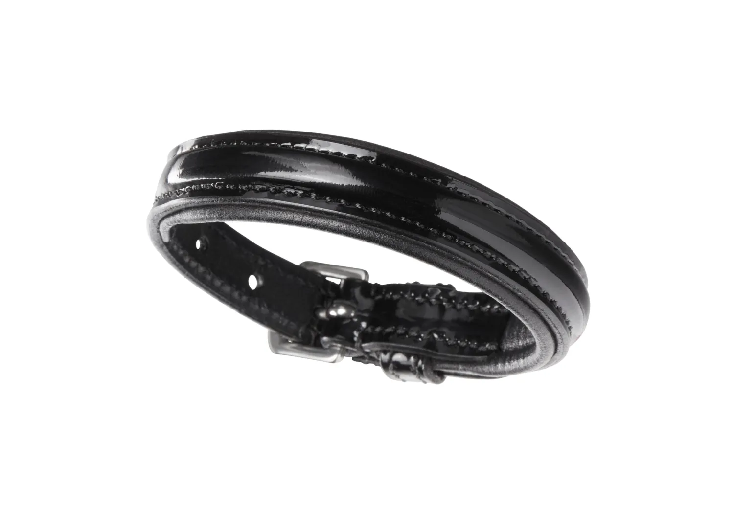 Outlet HGE INT PVT LTD Riding Sport™ Patent Leather Browband Bracelet Black Patent/Black