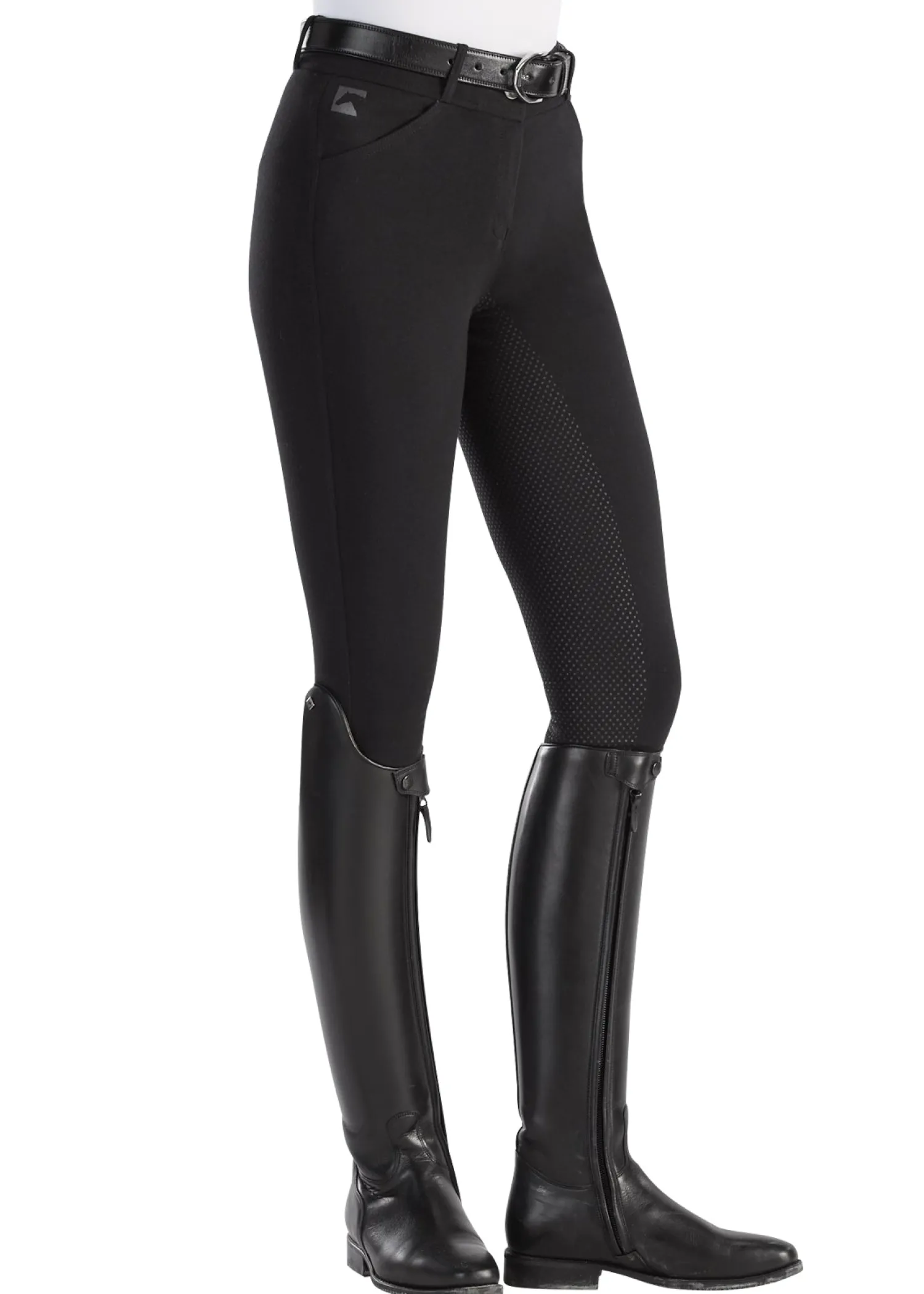 Clearance TARUN TEXTILES Riding Sport™ Schooling Full-Seat Breech Black