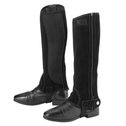 Hot S.K. SHOES AND BOOTS Riding Sport™ Adults’ Synthetic Suede Half Chaps with Silicone Grip Patches