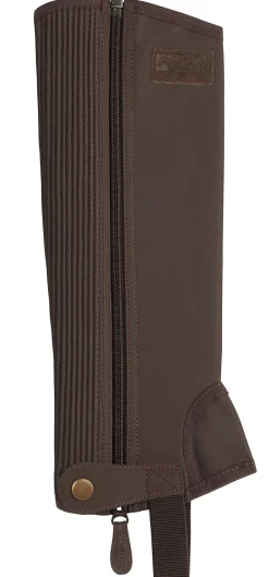 Discount S.K. SHOES AND BOOTS Riding Sport™ Kids’ Synthetic Suede Half Chaps with Silicone Grip Patches