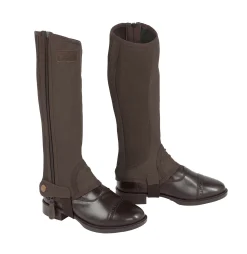 Discount S.K. SHOES AND BOOTS Riding Sport™ Kids’ Synthetic Suede Half Chaps with Silicone Grip Patches