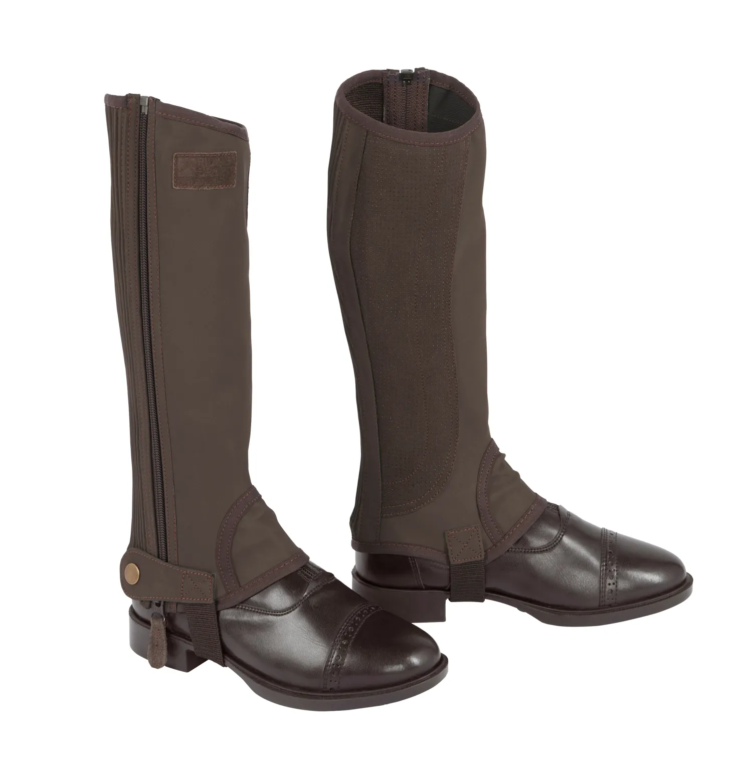 Discount S.K. SHOES AND BOOTS Riding Sport™ Kids’ Synthetic Suede Half Chaps with Silicone Grip Patches