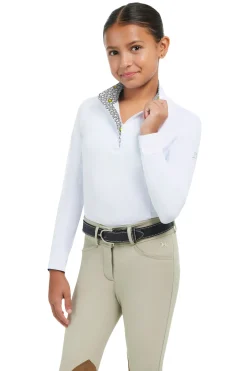 Clearance RJ CLASSICS R.J. Classics Girls’ Tori Jr. Long Sleeve Show Shirt Smiley